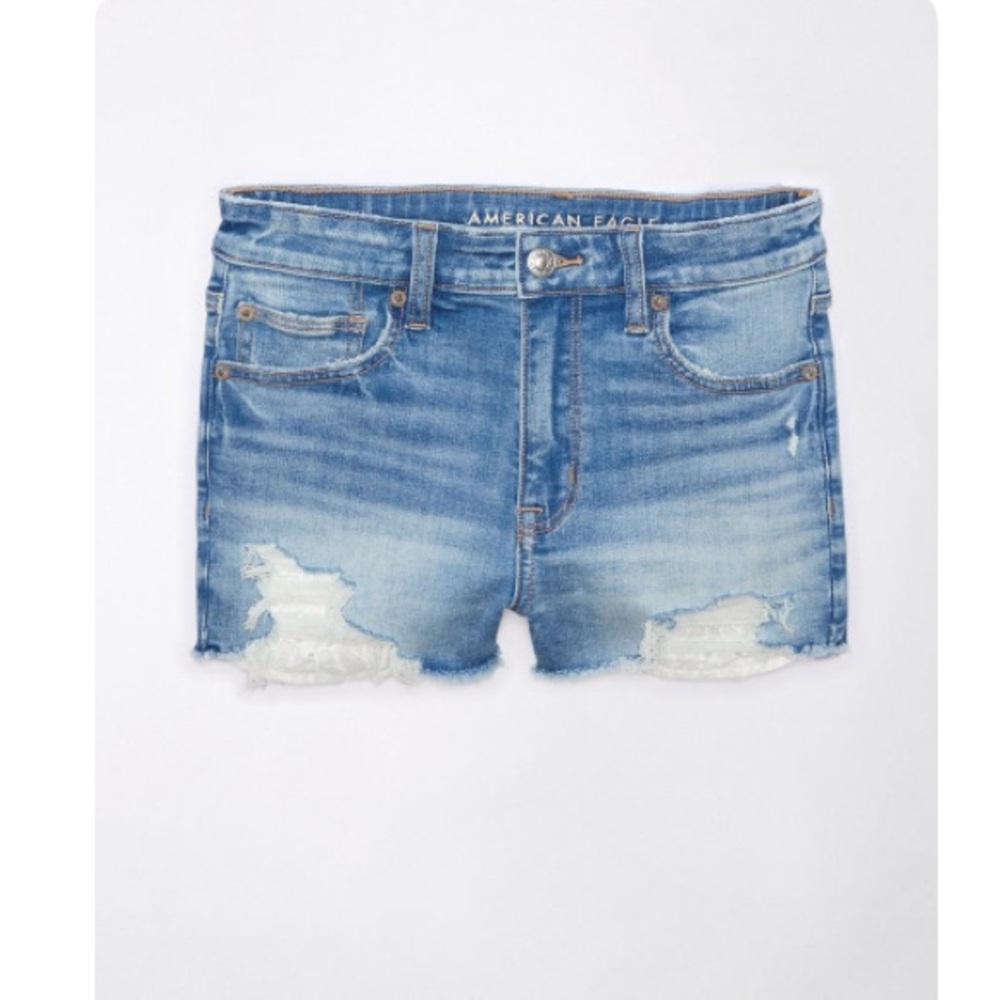 NWOT - American Eagle Outfitters Distressed Light Blue Jean Shorts